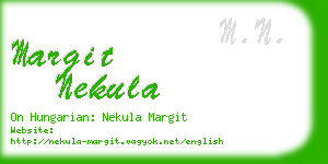 margit nekula business card